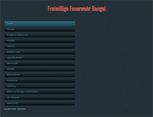 Tablet Screenshot of feuerwehr-bengel.de